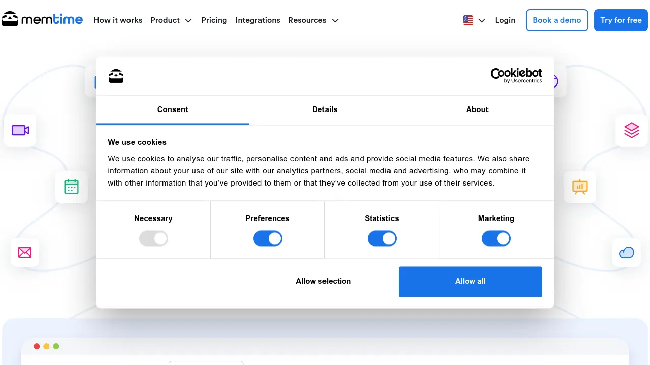 Memtime - Automatic time tracking built for privacy