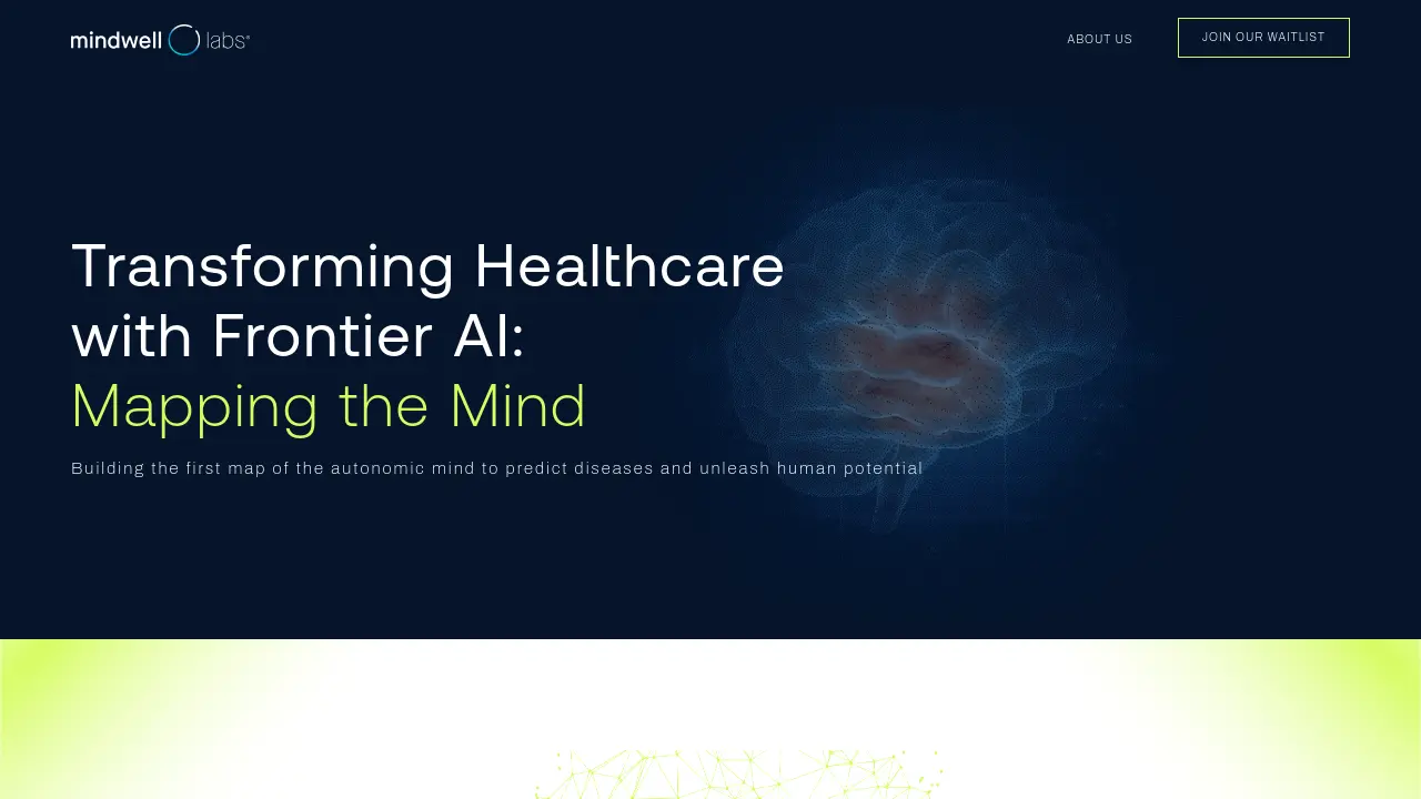 Mindwell Labs - Transforming Healthcare with Frontier AI: Mapping the Mind