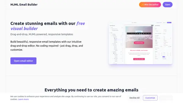MJML Email Builder
