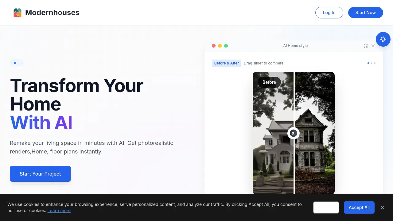 Modernhouses screenshot