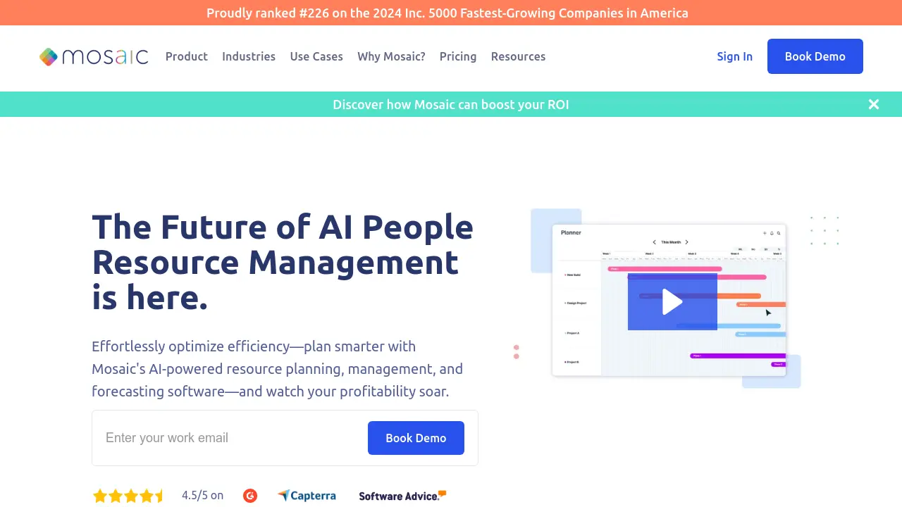 Mosaic - AI-Powered Resource Planning & Workforce Intelligence