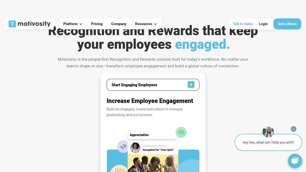 Motivosity screenshot