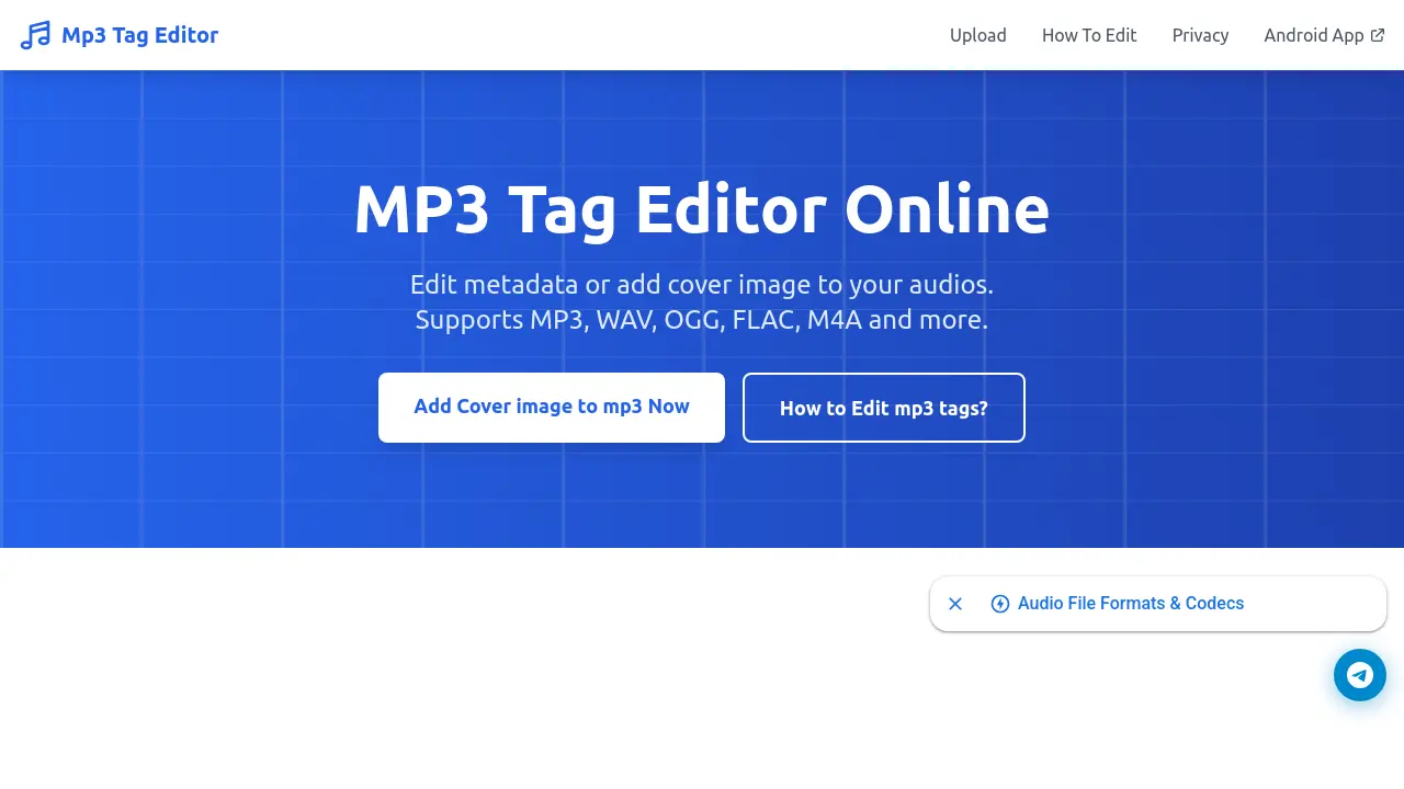 Mp Editor Program Mp3 Tag Editor - Edit metadata or add cover image to your audios