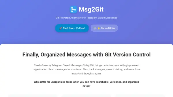 Msg2Git