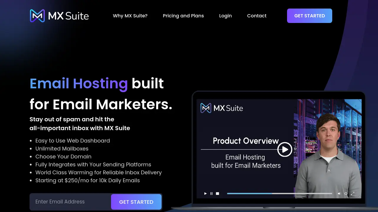 MX Suite - Email Hosting built for Email Marketers