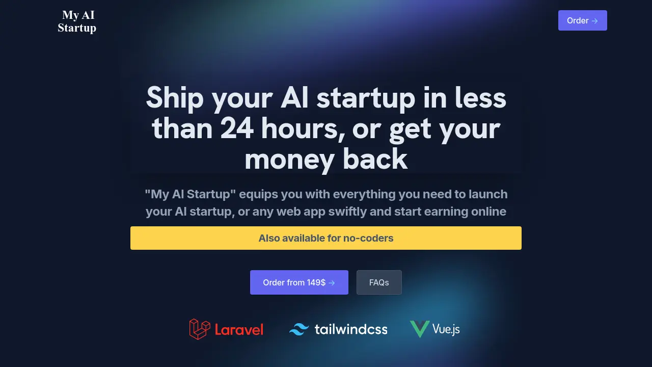 My AI Startup screenshot