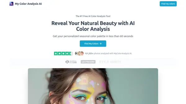 My Color Analysis AI