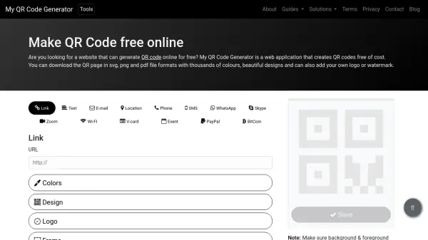 My QR Code Generator