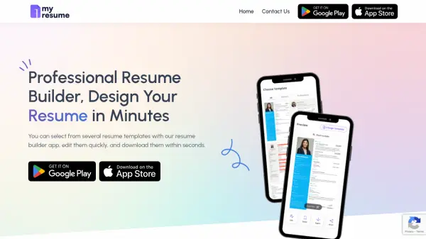 My Resume Builder App