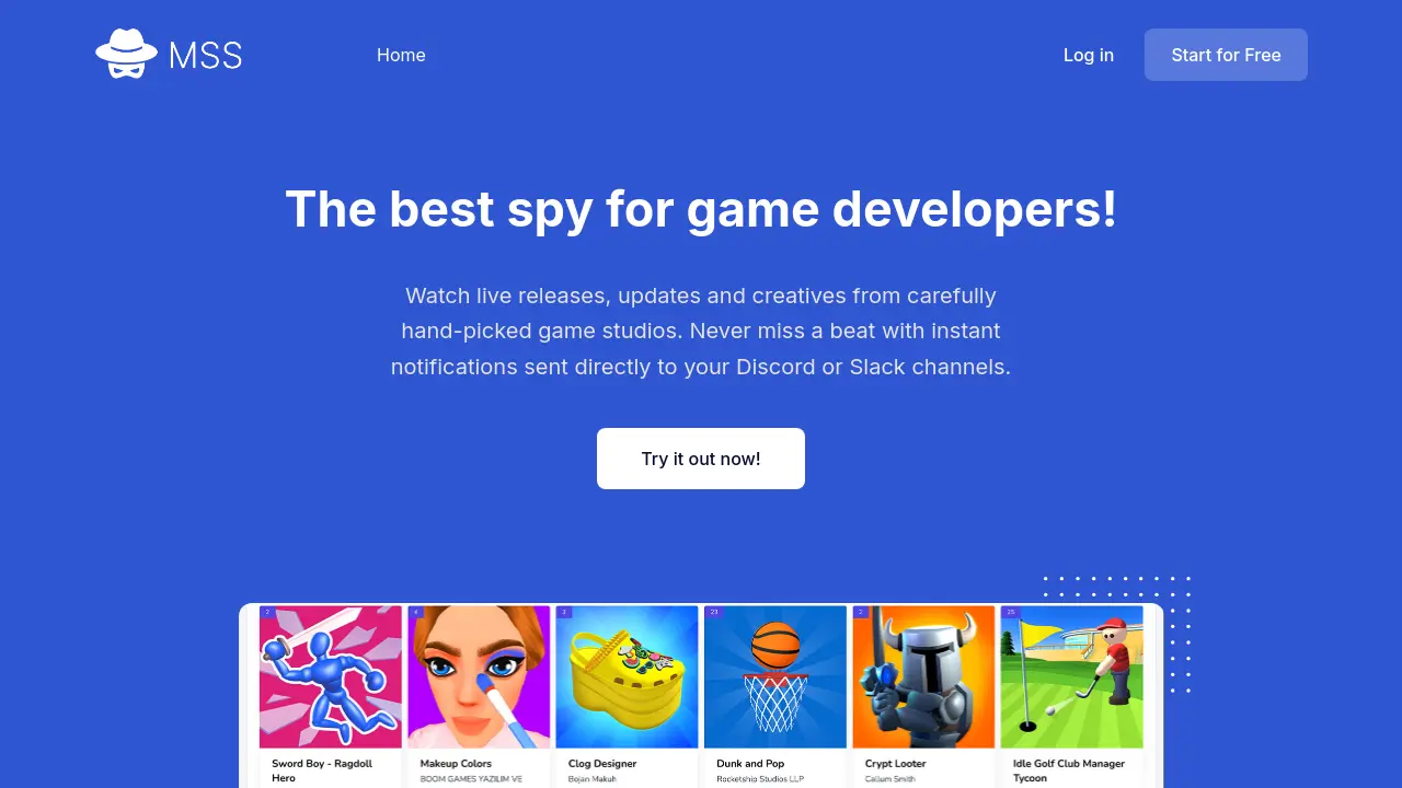 My Store Spy - Real-Time App Store Intelligence for Game Developers