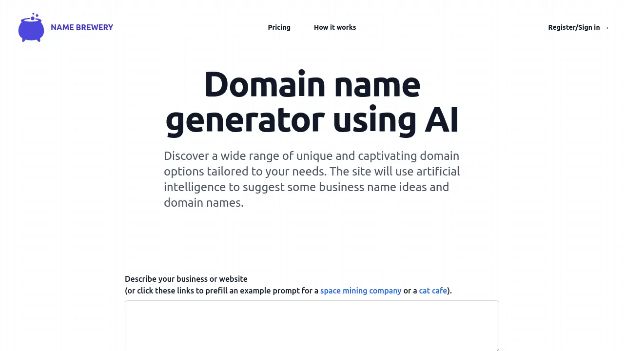 Name Brewery screenshot