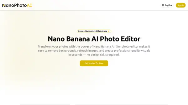 Nano Banana AI Photo Editor
