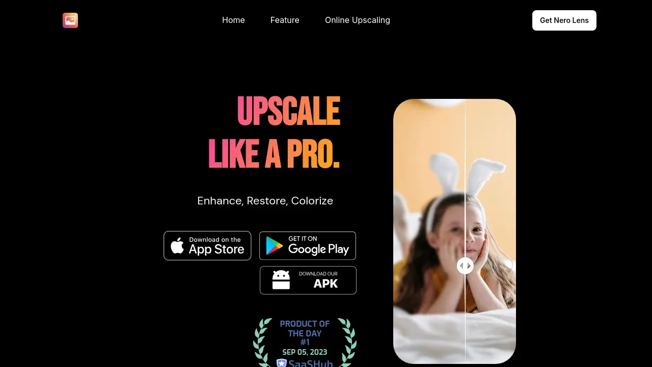 Nero Lens screenshot