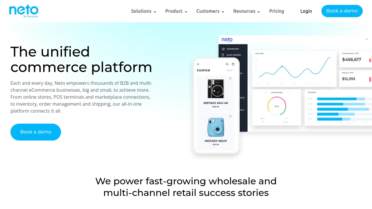 Neto - The unified commerce platform for B2B and multi-channel ecommerce