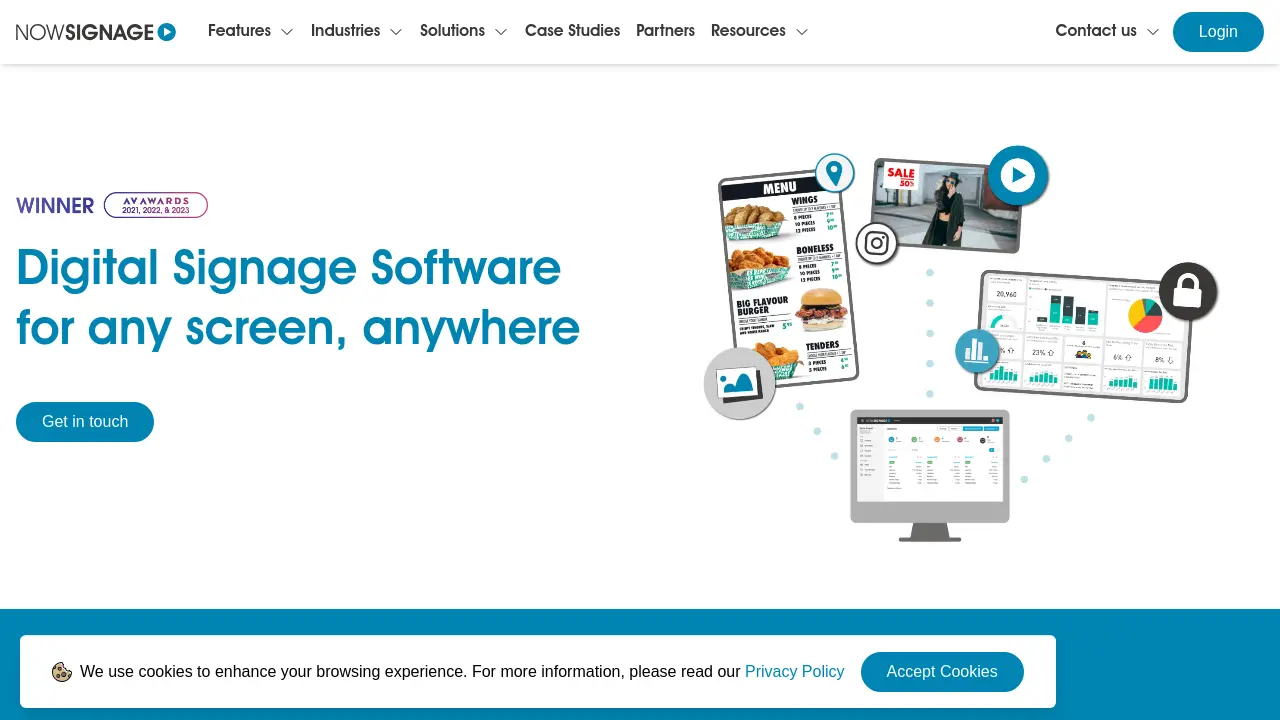 NowSignage - Digital Signage Software for any screen, anywhere