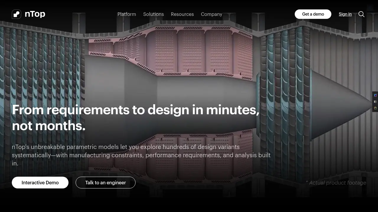 Ntop Ramp nTop - From requirements to design in minutes, not months