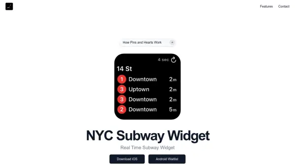 NYC Subway Widget