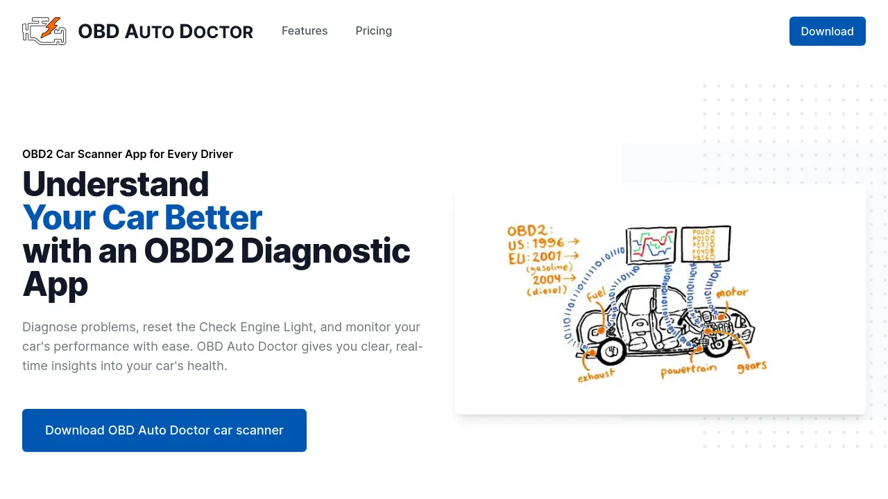 OBD Auto Doctor - Understand Your Car Better with an OBD2 Diagnostic App