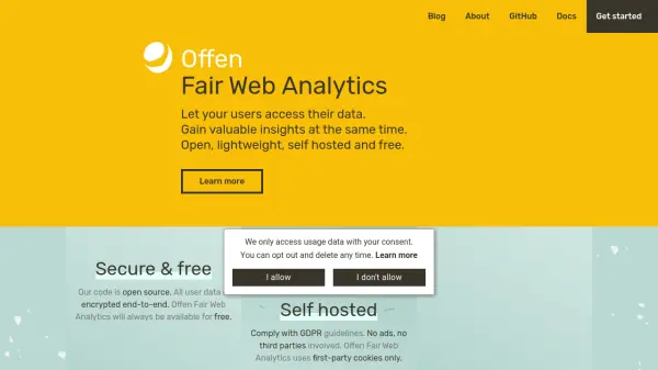 Offen Fair Web Analytics