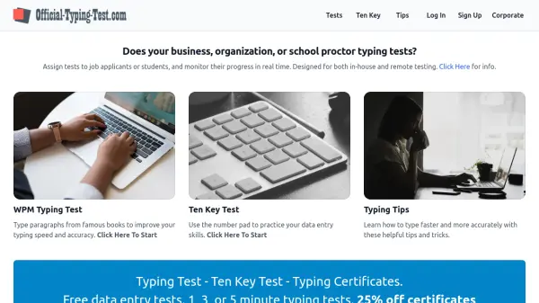Official Typing Test