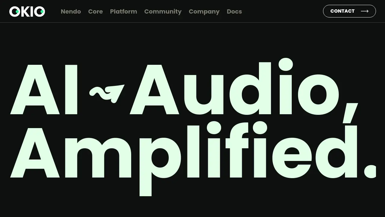 Okio - AI Audio, Amplified.