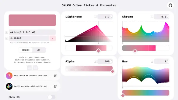OKLCH Color Picker & Converter