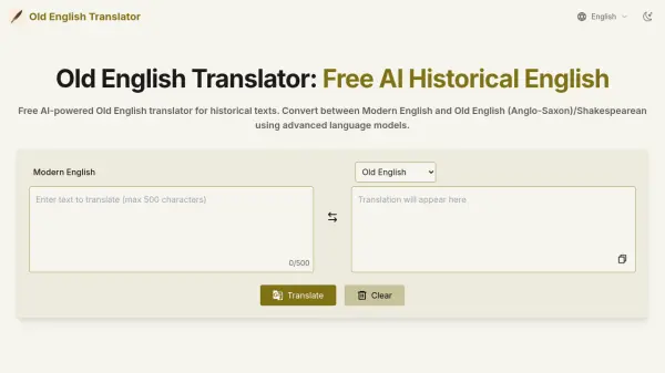 Old English Translator