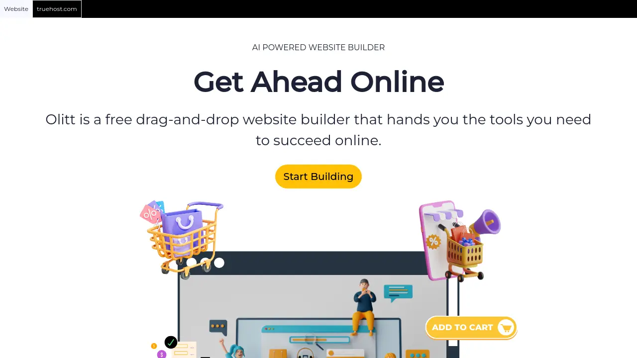 Olitt - AI Powered Website Builder to Get Ahead Online