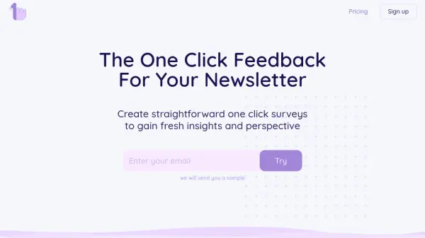 One Click Feedback
