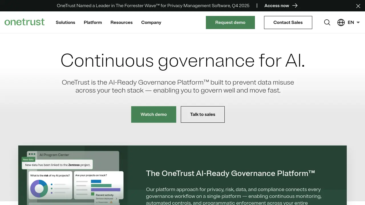 OneTrust - The AI-Ready Governance Platform for Privacy, Risk, and ...