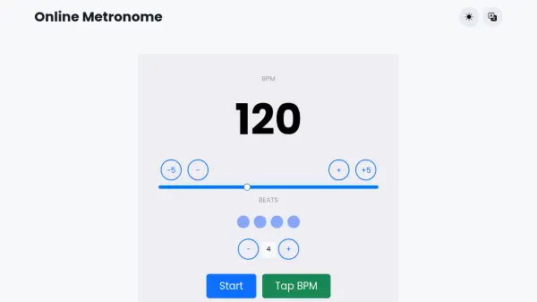 Online Metronome