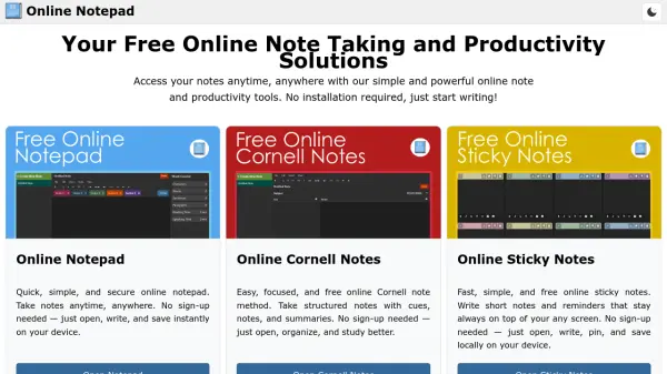 Online Notepad