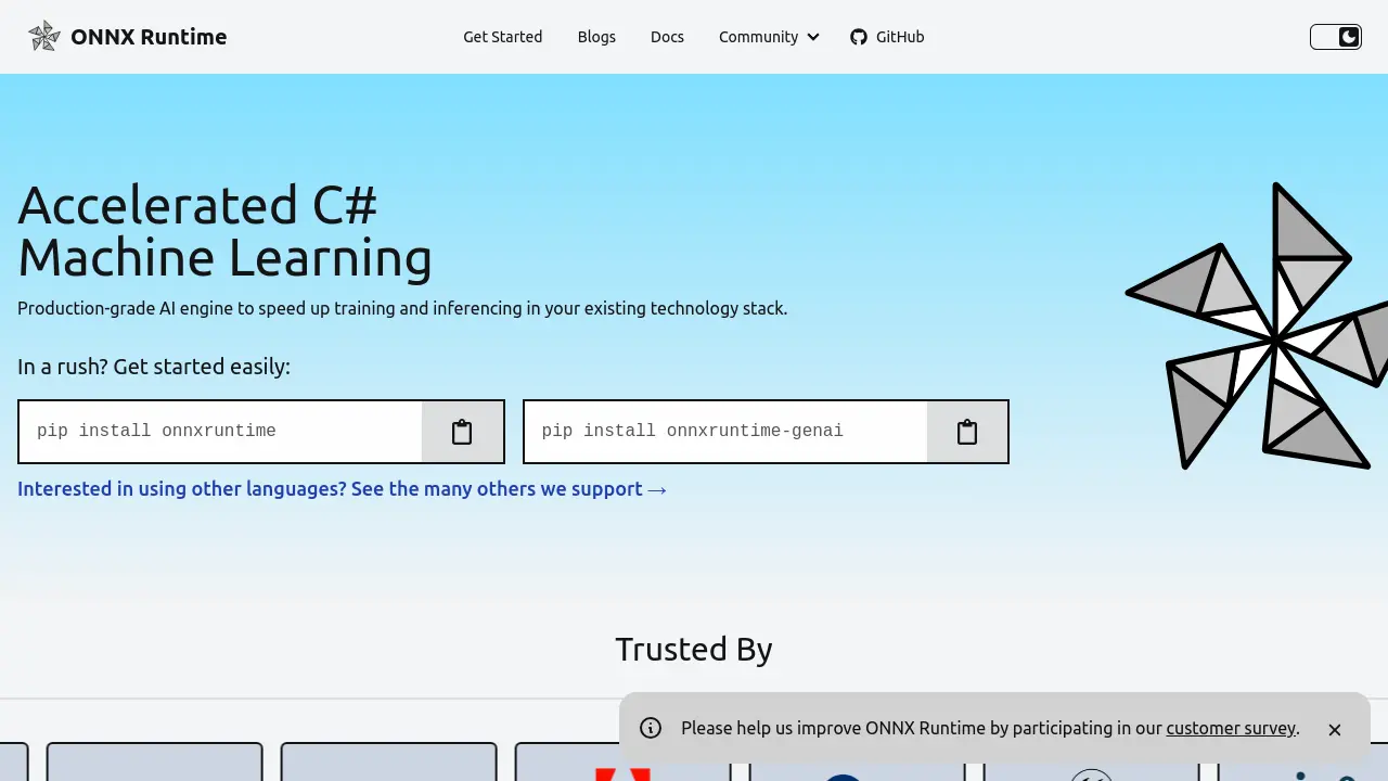 ONNX Runtime - Production-grade AI engine for accelerated training and ...