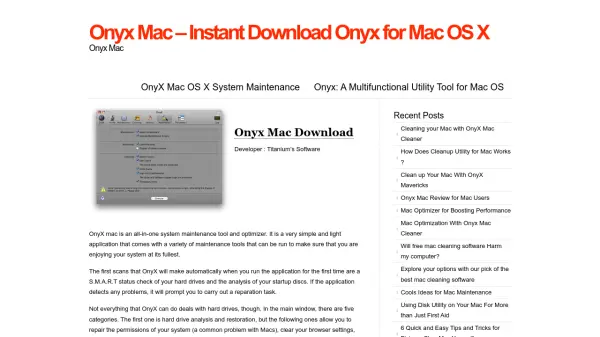 Onyx Mac