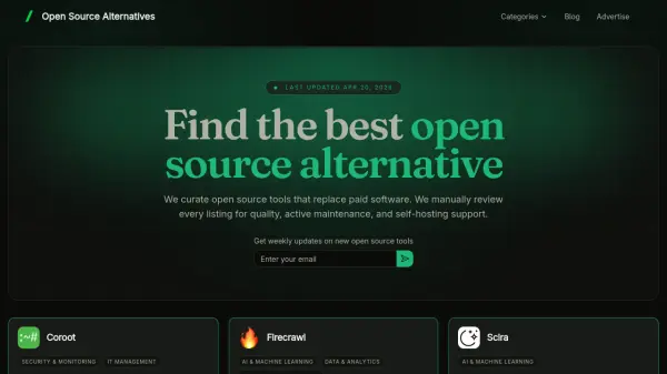 Open Source Alternatives