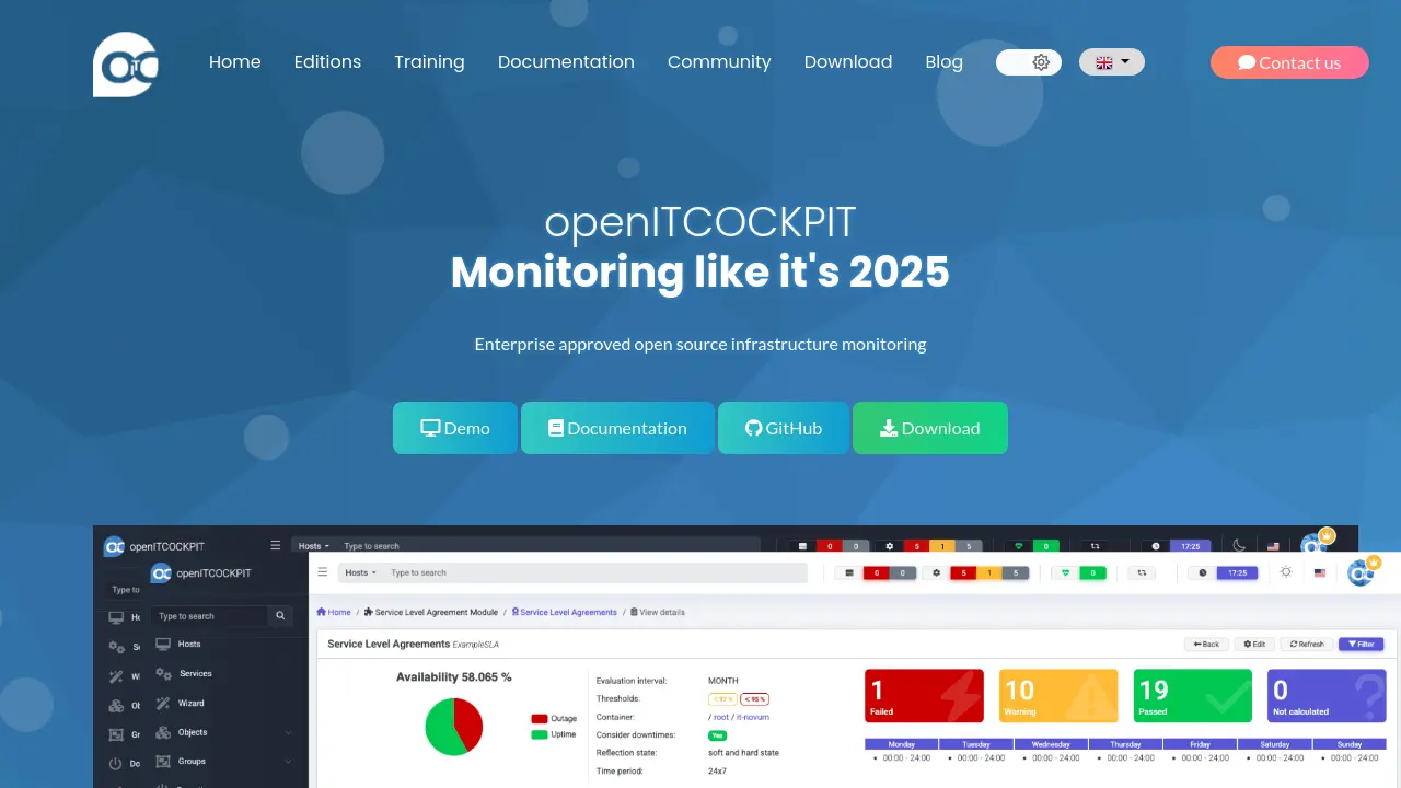 openITCOCKPIT - Enterprise-Grade Open Source Infrastructure Monitoring