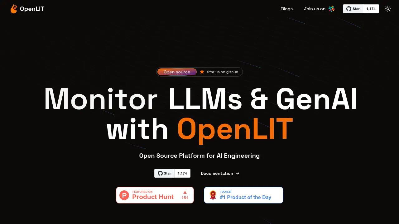 OpenLIT - Open Source Platform for AI Engineering