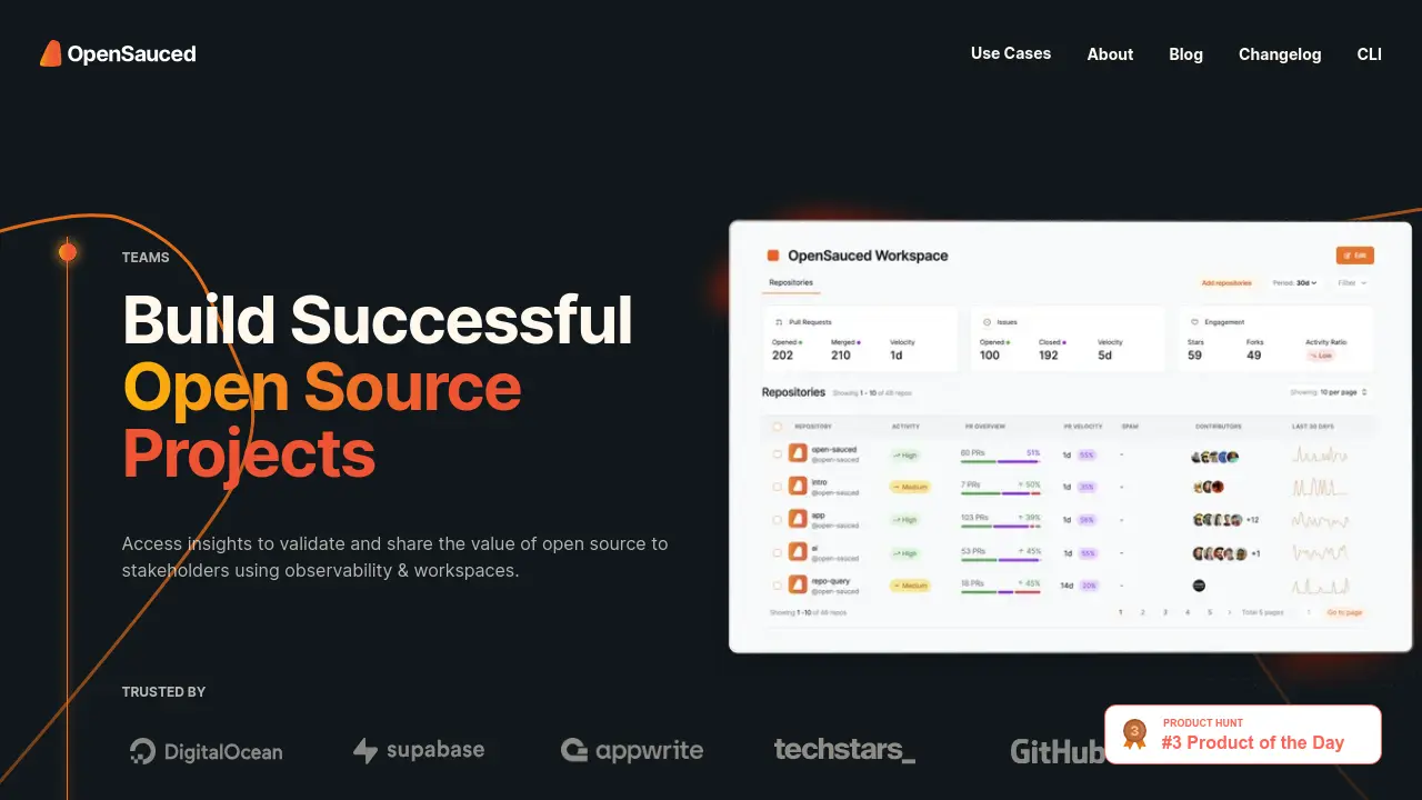 OpenSauced - Build Successful Open Source Projects