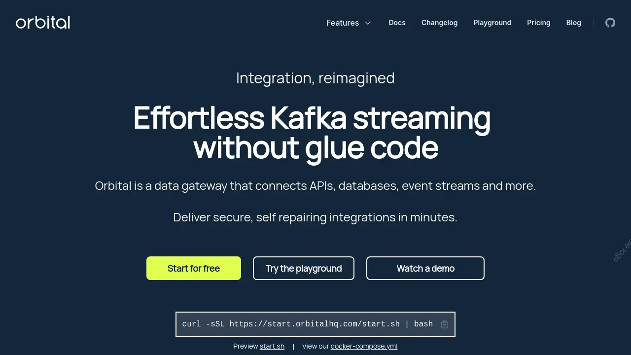 Orbital - Effortless Integration without glue code