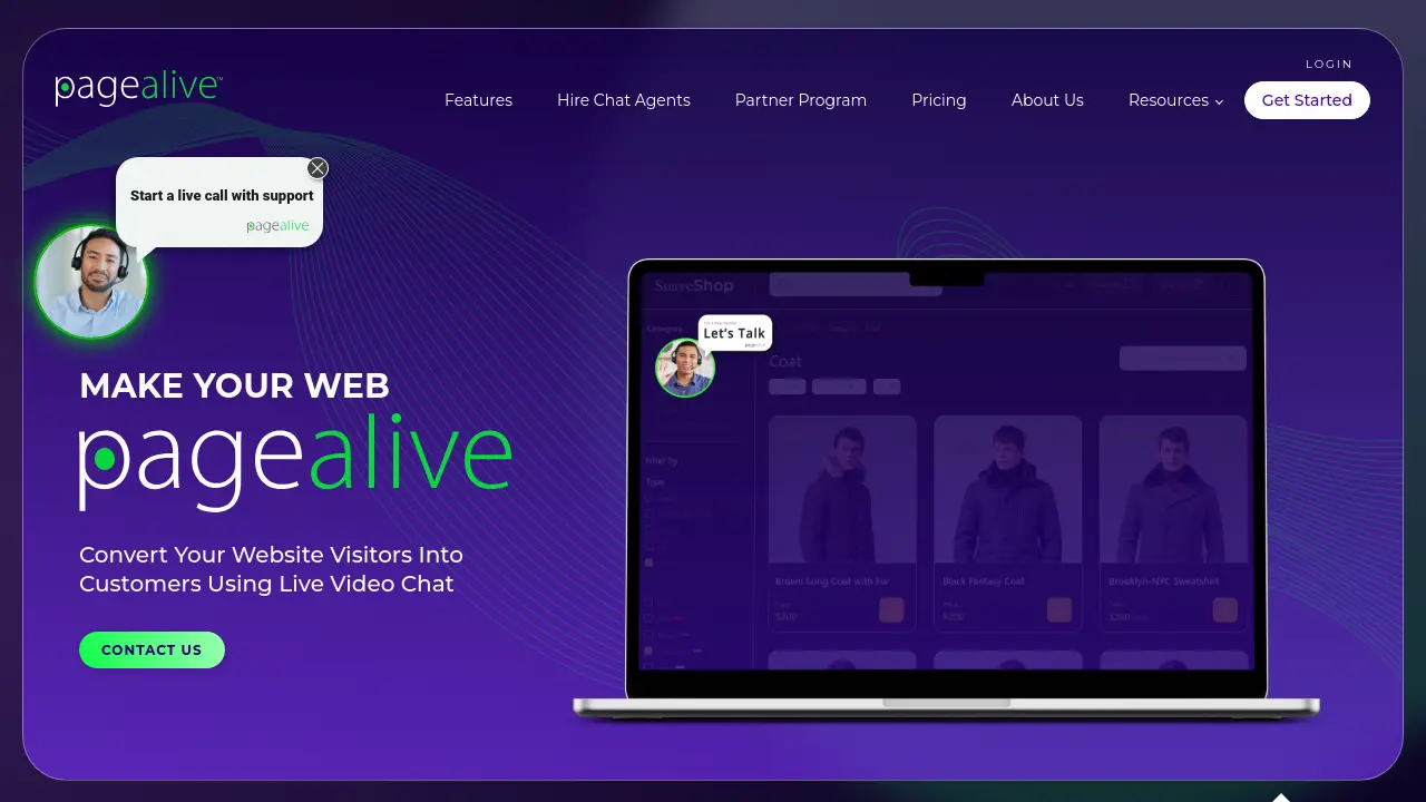 Pagealive screenshot