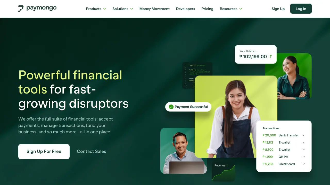 PayMongo - Powerful financial tools for fast-growing disruptors