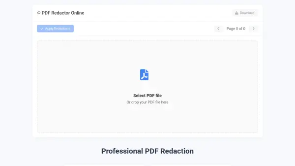 PDF Redactor Online