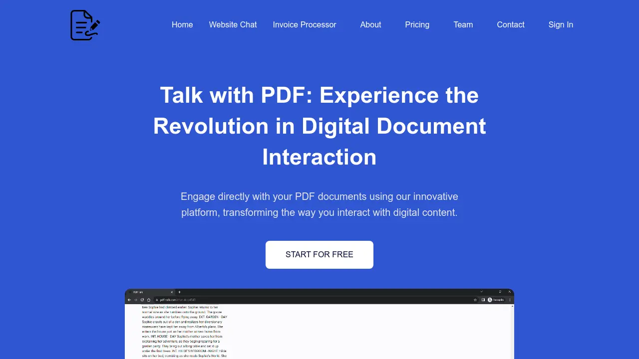 PDF Talk screenshot