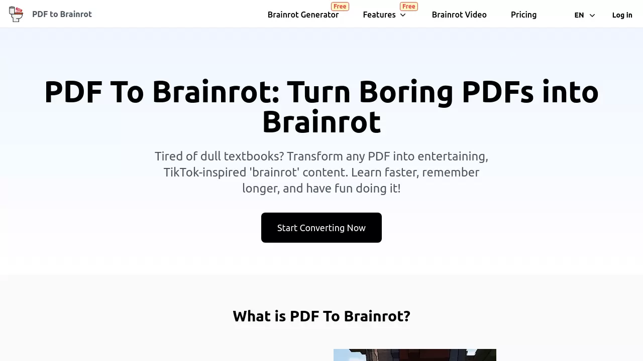 PDF to Brainrot