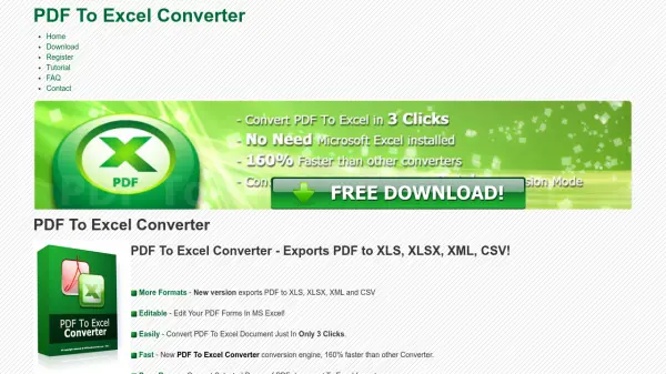 PDF To Excel Converter
