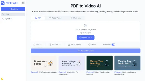 PDF to Video