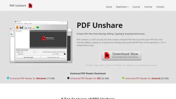 PDF Unshare