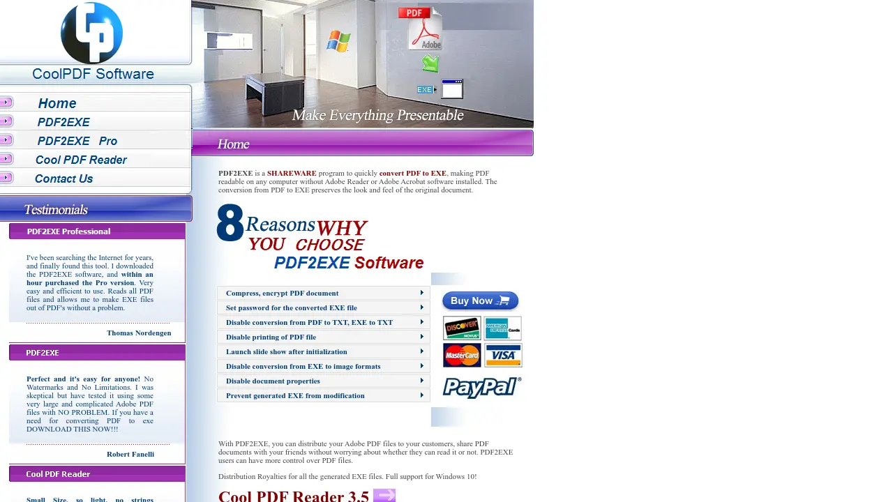 PDF2EXE - Convert PDF to EXE for universal document access without ...