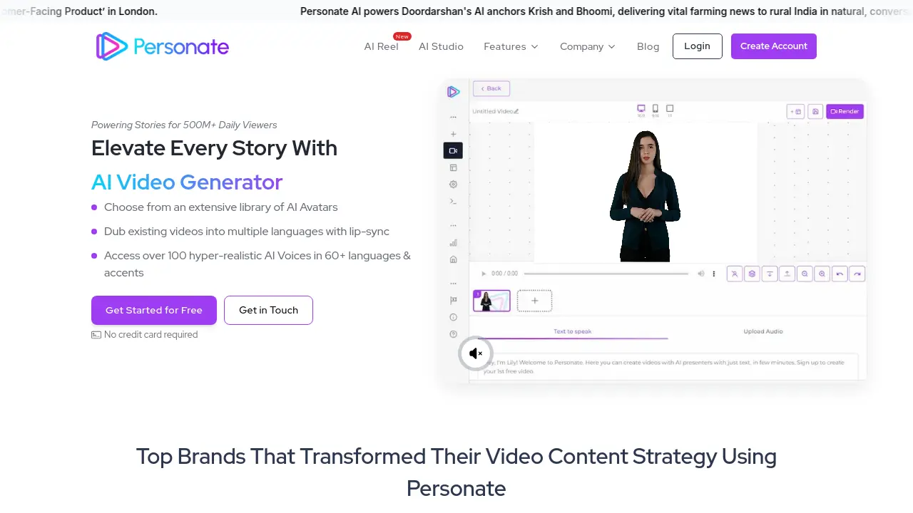 Personate AI screenshot