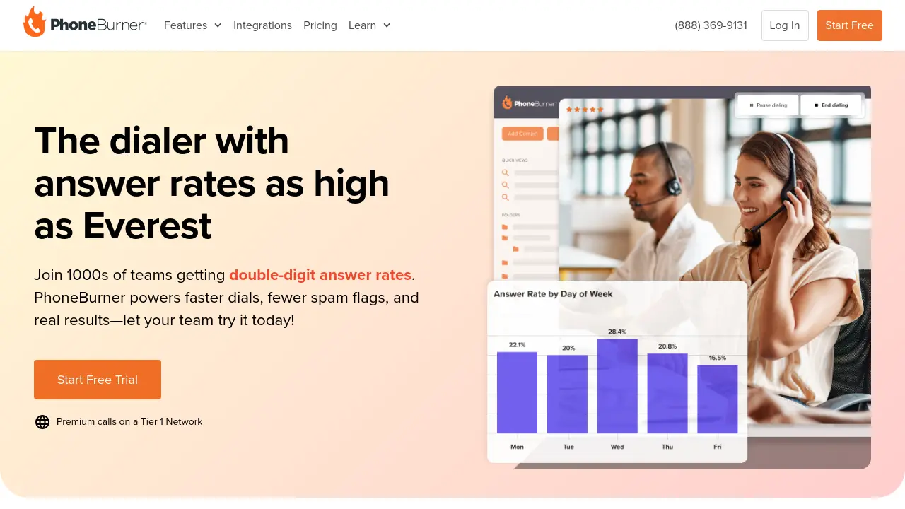 PhoneBurner - Boost Answer Rates with AI-Powered Sales Dialer